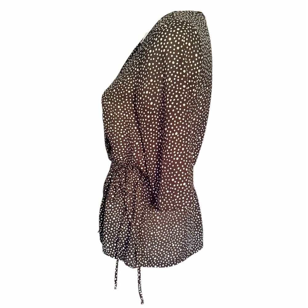 Sienna Sky Black and White  XS  3/4 Sleeve Top - Picture 2 of 4
